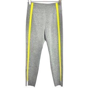 Zyia Gray Neon Tape Light n Luxe Hi Rise 7/8 24” Leggings 6-8